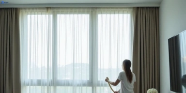 Delicate sheer drape cleaning moorebank-nsw Matty Curtain Cleaning